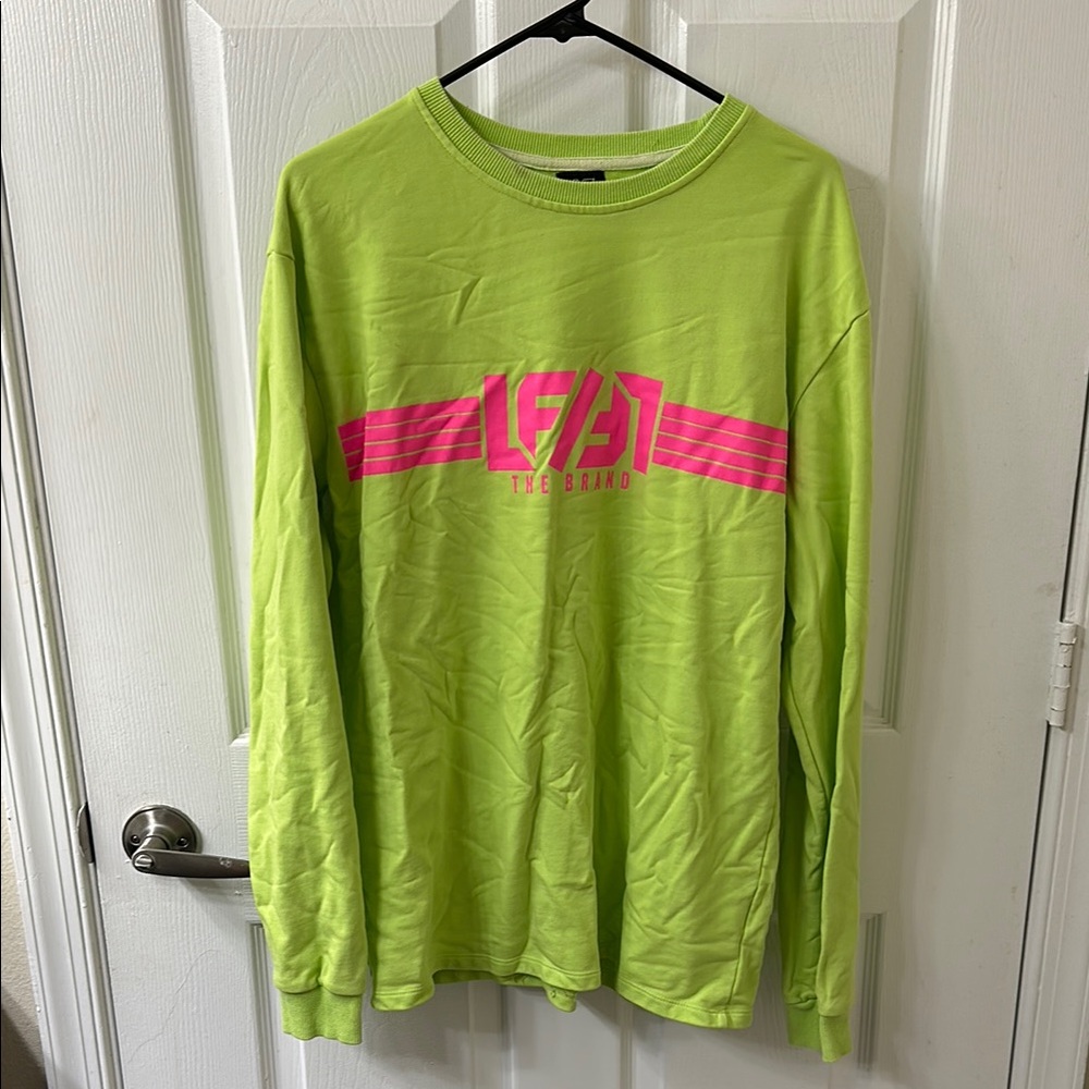 Neon Green Long Sleeve Sweater